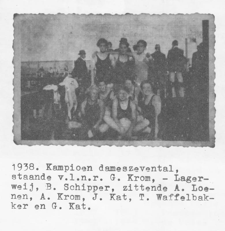 Dames kampioen 1938